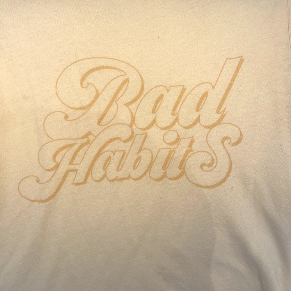 Bad Habits Yellow Tank